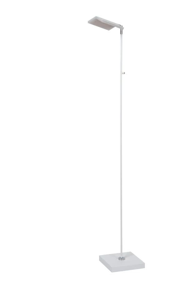 Lucide AARON - Floor reading lamp - LED Dim to warm - 1x12W 2700K/4000K - White - off